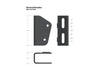 Kammok Crosswing Awning Vertical Mount Kit