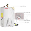 Camplux Electric Mini Tank Point of Use Water Heater 120V - 4.0 Gallon