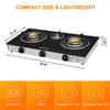 21,600BTU 3 Burners Tempered Glass Portable Stoves for Camping