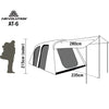 AIR-VOLUTION AT-6 TENT GREEN - DARCHE®