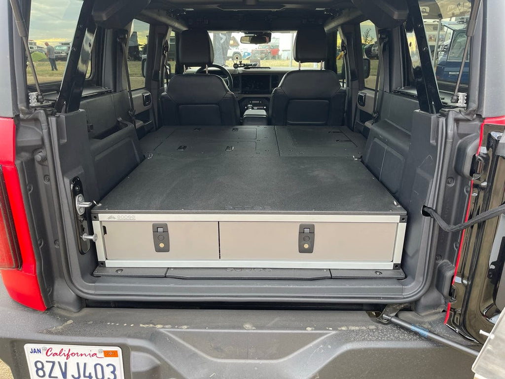 STEALTH SLEEP AND STORAGE PACKAGE FOR FORD BRONCO 2021-PRESENT 6TH GEN. 4 DOOR