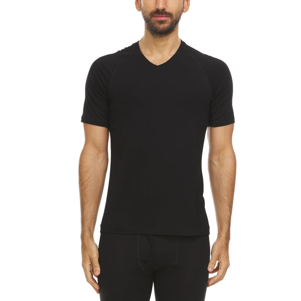 Micro Weight - Men's Wool V-Neck T-Shirt Woolverino