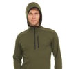 Micro Weight - Men's Wool 1/4 Zip Sun Hoodie Woolverino