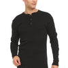 Midweight - Men's Long Sleeve Henley 100% Merino Wool