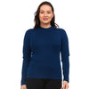 Midweight - Women's Long Sleeve Mock Neck 100% Merino Wool