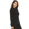 Midweight - Women's Long Sleeve Mock Neck 100% Merino Wool