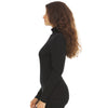 Midweight - Women's Long Sleeve Turtleneck 100% Merino Wool