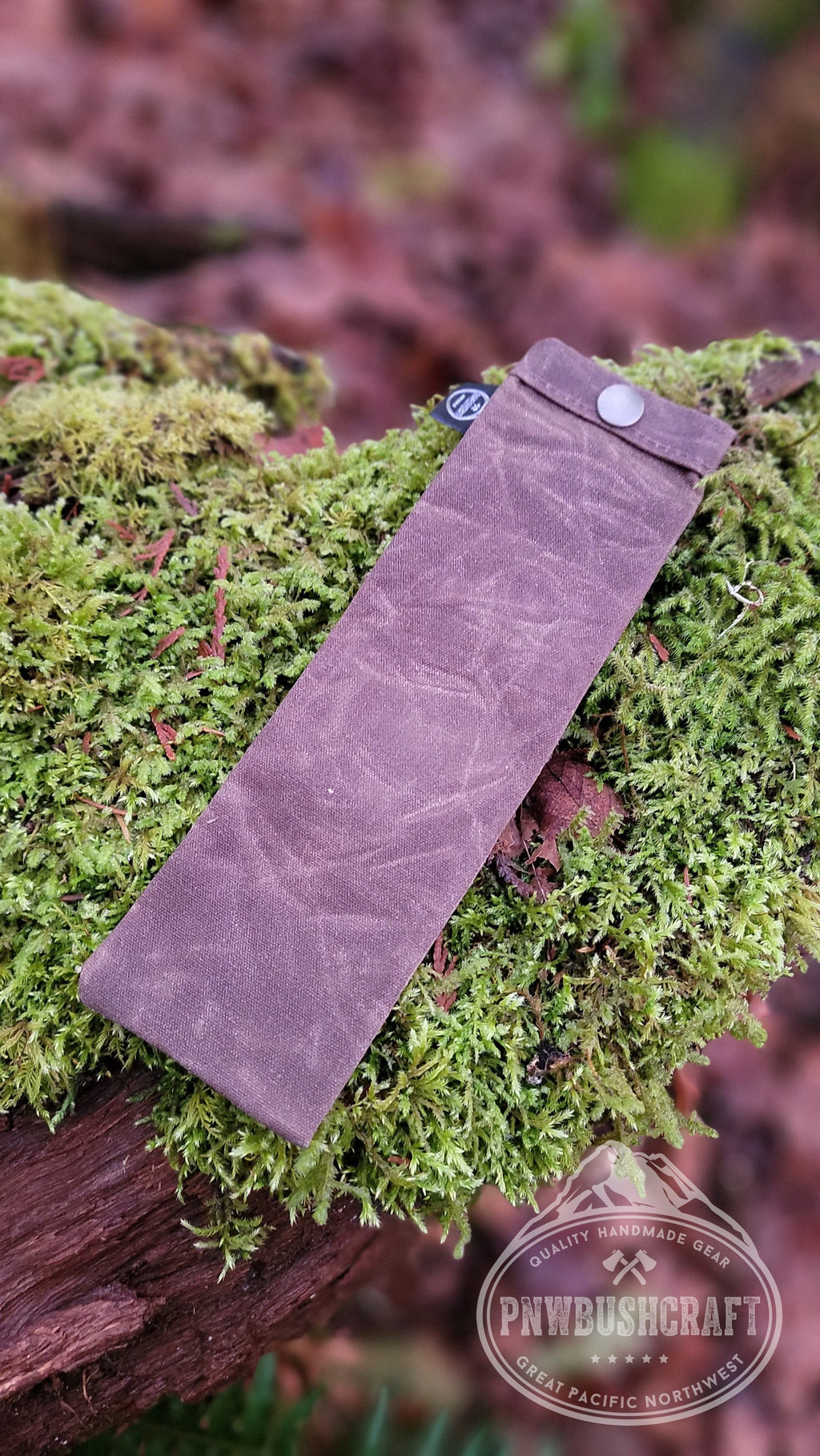 Tall Waxed Canvas Spork Bag For Your Gear