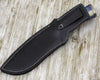 Giga Hunting Knife with Bone & Stacked Leather Handle