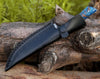 Cinder Damascus Chef Knife with Pine Cone Handle