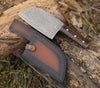 Gladiator Damascus Steel Cleaver with Micarta Handle