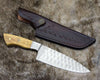 Increda Damascus Chef Knife with Olive Wood Handle