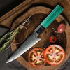 Kerie VG10 Chef Knife Damascus Petty Knife with Carbon Fiber & Aluminum Composite