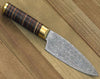 Majestic Chef's Knife with Stacked Leather Handle