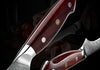 Crimson VG10 3-Pcs Damacus Chef Knife Set with Exotic Sandal Wood Handle