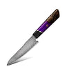 Elite Series VG10 Damascus Knife Set with Exotic Rose Wood Handle