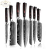 Fujin Chef's Knife Set 7 Pcs Pakkawood Handle