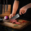 Supreme Professional Chef Knife Set VG10 with Ebony Wood Handle & Sheath