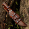 Crucifier Original Bowie Hunting Knife with Exotic Rosewood Handle