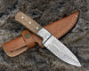 Dragon Hunting Knife with Exotic Leopard Wood Handle