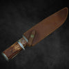 Empyrean Bowie Knife with Bone Handle & Sheath