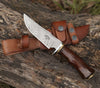 Exterminator Deer Hunting Knife with Exotic Wenge Wood Handle