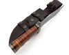 Flux Bowie Knife with Stacked Leather Handle