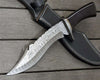 BlackOps Damascus Hunting Knife with Micarta Handle