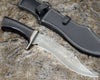 BlackOps Damascus Hunting Knife with Micarta Handle