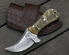 Elemental Skinning Knife with Ram Horn Handle